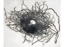 'Nest', etching, 29.5 x 24.5cm